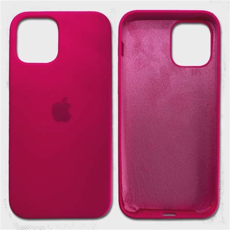 Capa Case Aveludada Anti Impacto IPhone 12 12 Pro Rosa Pink Em