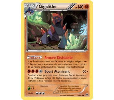 Carte Rare Gigalithe Pv Holographique Xy Xy Vigueur