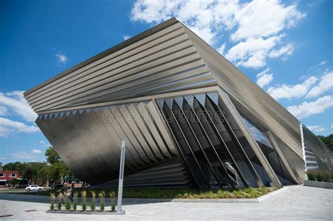 Broad Art Museum MSU Campus Editorial Photography Image Of Clouds