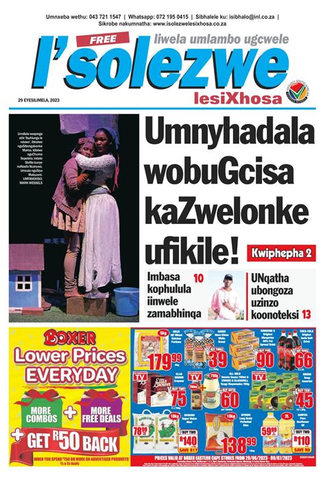 Isolezwe LesiXhosa June 29 2023 Digital DiscountMags Australia