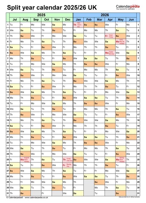 Split Year Calendar 2025 2025 Juliette Brooks