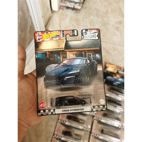 Jual Hot Wheels Lykan Hypersport Black HotWheels Boulevard Mix 2022 Shopee Indonesia