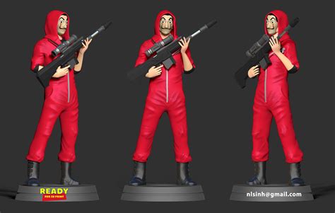 ArtStation - Money Heist Fanart | Resources