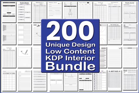 Low Content Kdp Interior Bundle Graphic By Trendy Laser Cut · Creative Fabrica