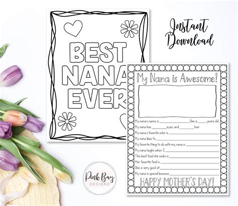 Nana Printables - Printable Word Searches