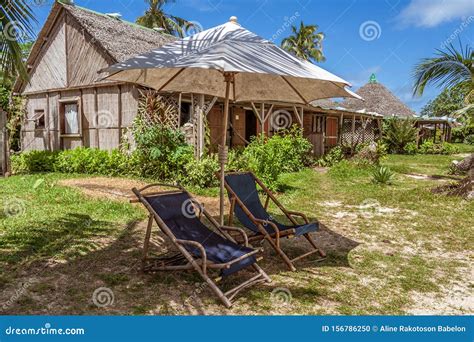 Tropical Bungalow Stock Photo Image Of Blue Exterior 156786250