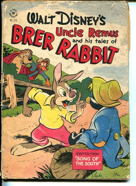 Uncle Remus Tales Of Brer Rabbit Four Color Comics 129 1946 Dell Walt Disney G Comic Books