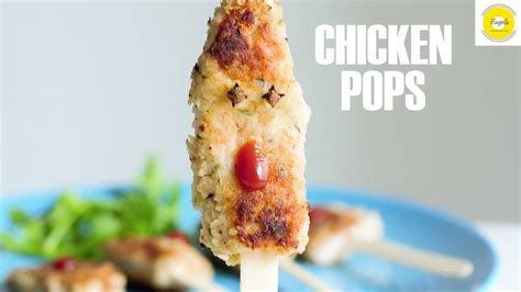 Crispy Chicken Pops Recipe Video How To Make Chicken Pops Youtube