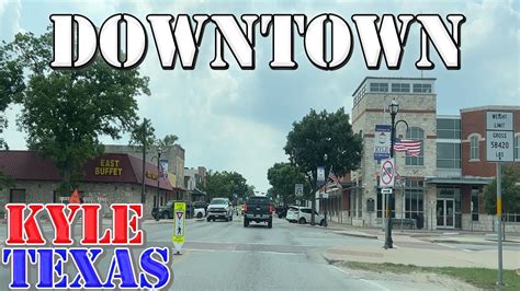 Kyle Texas 4k Downtown Drive Youtube