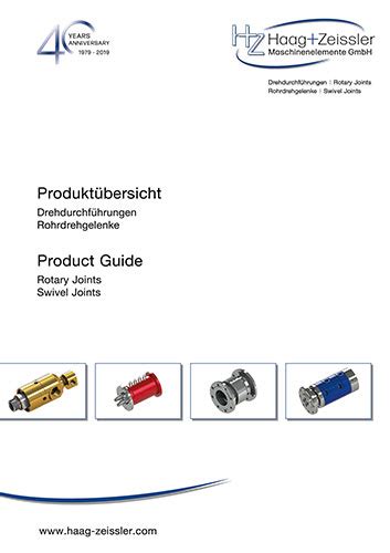 New Product Overview Rotary Joints And Swivel Joints Haag