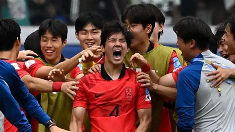 Mundial sub 20 Corea del Sur sorprendió a Nigeria y tras el alargue