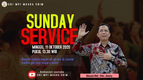 Ibadah Online GBI MPI Muara Enim Minggu 11 Oktober 2020 YouTube