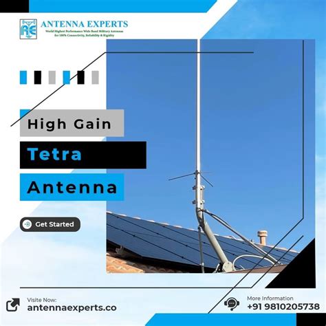 High Gain Tetra Antenna Antenna Tetra Circular Polarization