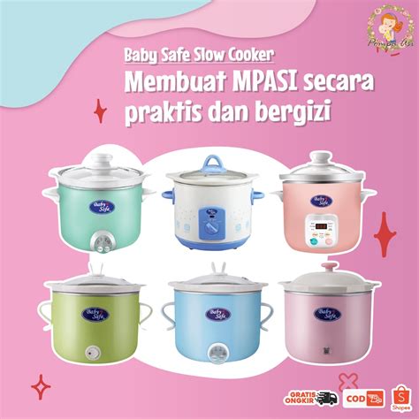 Jual Baby Safe Slow Cooker MPASI Digtal Peralatan Makan Bayi Praktis