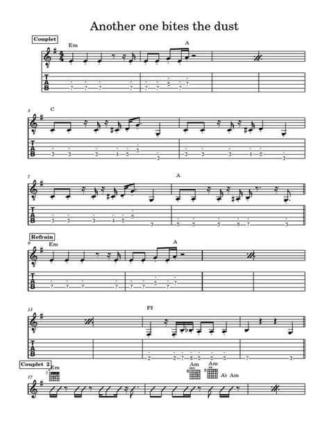 Another One Bites The Dust | PDF