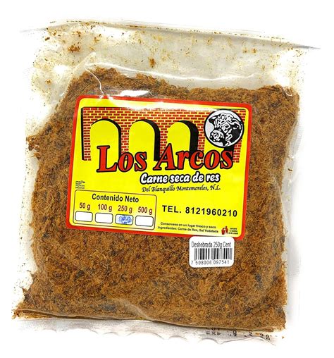 “los Arcos” Carne Seca De Res Machaca Shredded Beef Jerky 250g Mexican