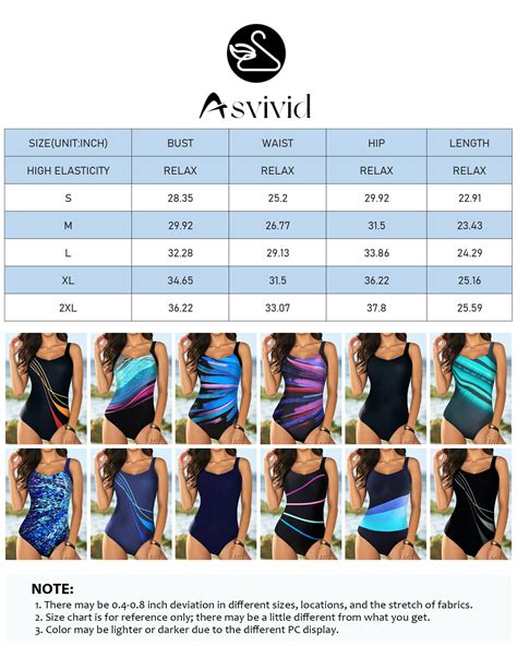 Shewin One Piece Bathing Suits For Women Strap V Neck Athletic Swimsuit