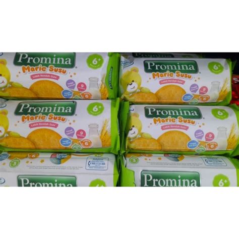 Jual Promina Marie Biscuit Susu 6 Bulan 150gr Shopee Indonesia