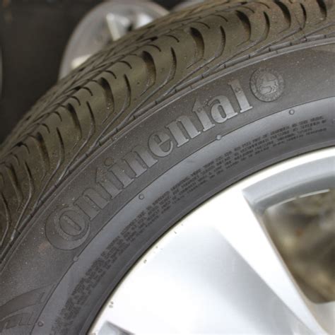 225/55R17 Continental Tires Run Flats ContiProContact Set of Four Used ...