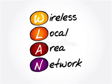 Wlan Wireless Local Area Network Stock Vector - Illustration of ... 
