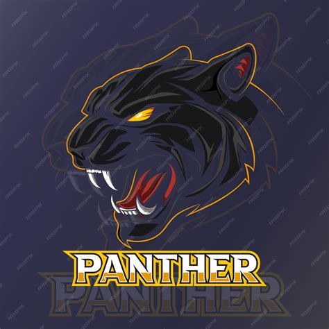 Premium Vector Panther Head Mascot Esports Logo