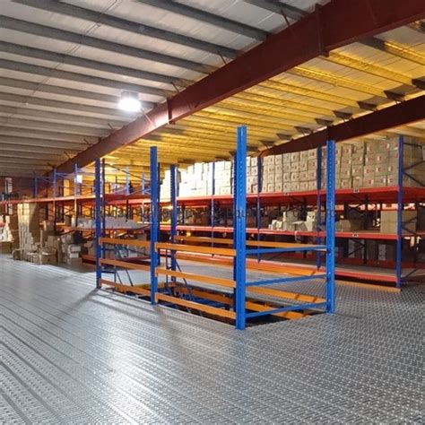 High Density Heavy Duty Warehouse Racking Multi Level Mezzanine