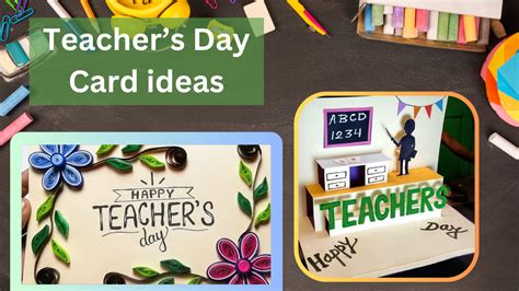 Teachers day card ideas handmade card for teachers day gift poster ...