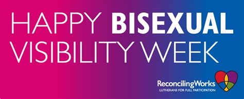 Bisexual Visibility Week Reconcilingworks