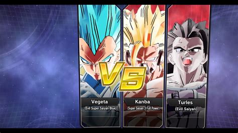 Xv Requested Match Pc Vegeta Evil Super Saiyan Blue Vs Kanba Ssj