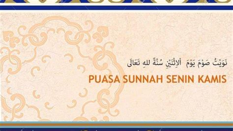 Berikut Doa Berbuka Puasa Sunnah Senin Kamis Lengkap Dengan Keutamaan