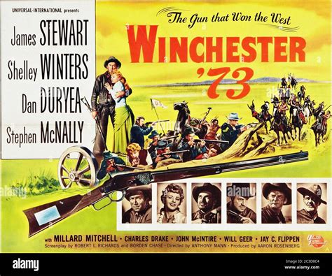 Winchester 73 - Vintage Movie Poster Stock Photo - Alamy