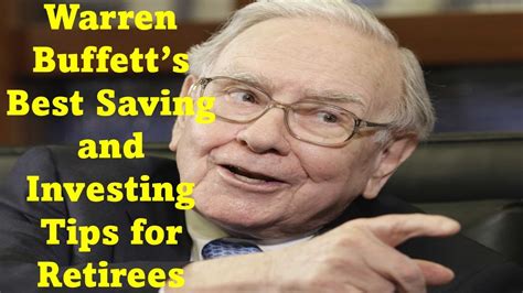 Warren Buffett’s Best Saving And Investing Tips For Retirees Youtube