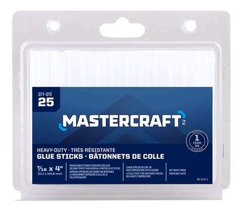 Mastercraft Off White Heavy Duty Hot Glue Gun Sticks Full Size In Pk Canadian Tire