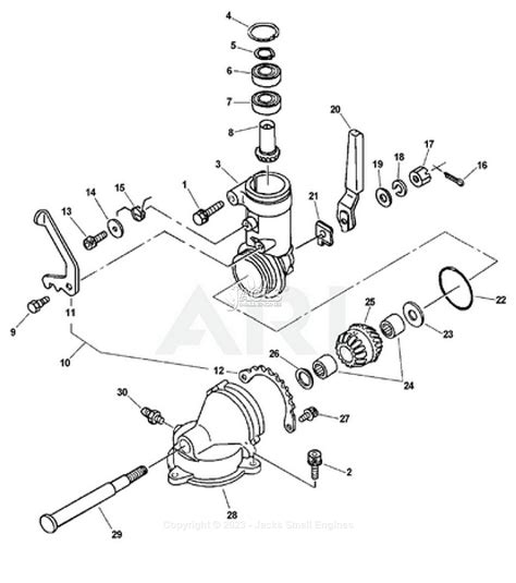 Echo HCA 261 SN 06001001 06999999 Parts Diagram For Articulating Gear