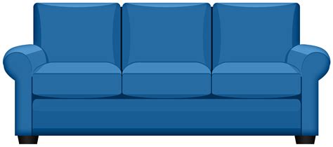 Blue Sofa PNG Clipart Image | Gallery Yopriceville - High-Quality Free ...