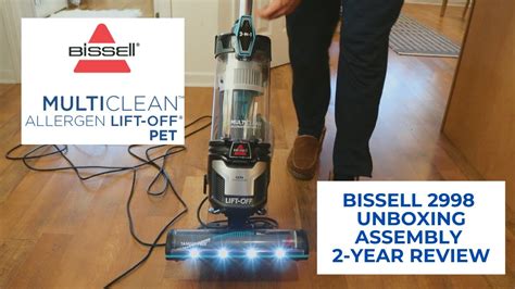 Bissell 2998 MultiClean Allergen Lift Off Vacuum Unboxing Assembly