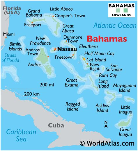 Map of Bahamas - Thong Thai Real