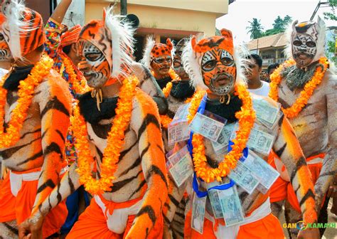 Tiger Dance Huli Vesha Taken At Udupi Krishna Temple Flickr