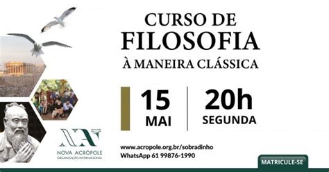 Curso de Filosofia à Maneira Clássica Nova Turma 15 de Maio de 2023