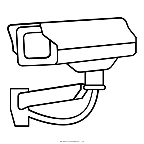 Dibujo De Cámara De Seguridad Para Colorear Ultra Coloring Pages