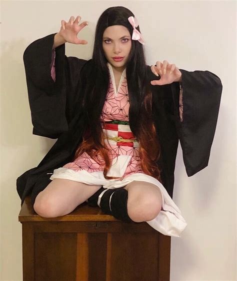 Brasileira Lauraarakak Fez Um Lindo Cosplay Da Nezuko De Demon Slayer