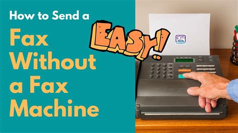 Easy How To Send A Fax Without A Fax Machine YouTube