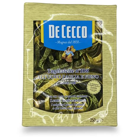 De Cecco Tagliatelle Paglia E Fieno N 108 AllUovo 250g Paradiso