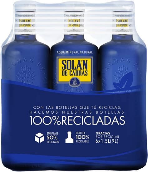 SOLAN DE CABRAS Agua Mineral 1 5L Pack 6 Te Llevo El Agua