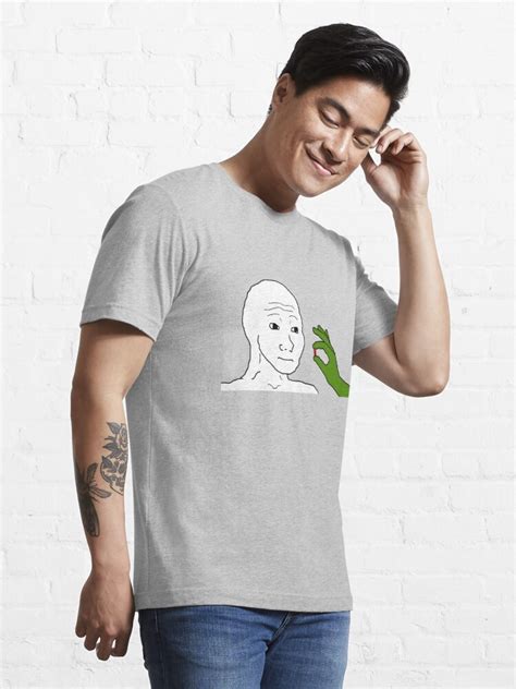 Wojak Npc Pepe Redpill Meme T Shirt For Sale By Basedbaldy