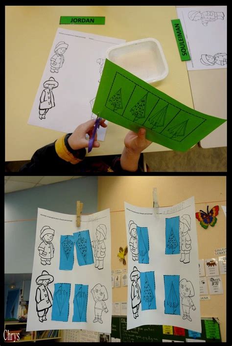 Le Journal De Chrys Mon Projet Pluie L Cole Maternelle Cahier