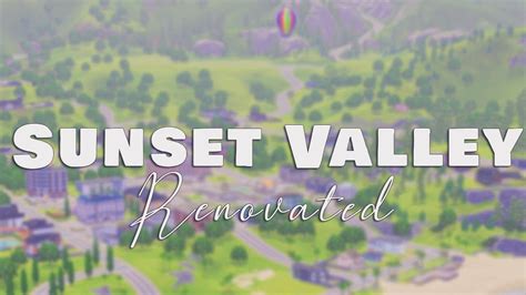 Sunset Valley Renovated😍new Favoritethe Sims 3 World Overview