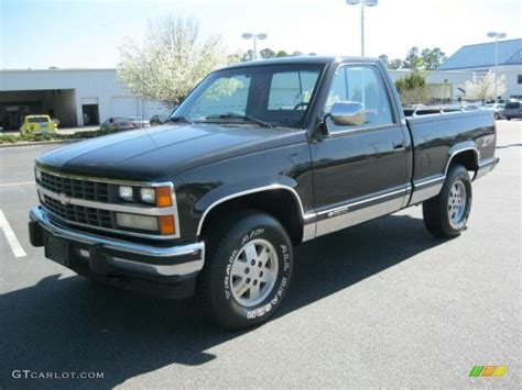 Sable Black 1989 Chevrolet Ck K1500 Scottsdale Regular Cab 4x4