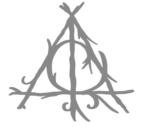 Deathly Hallows Stencil