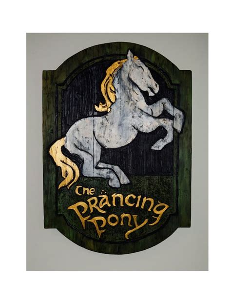 The Prancing Pony Sign